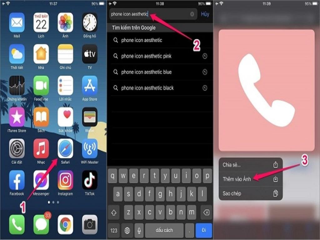 Hướng dẫn tìm và tải icon đẹp để thay đổi