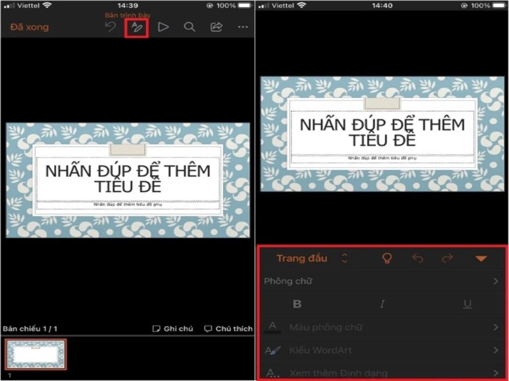 Mẹo để làm slide thuyết trình đẹp và chuyên nghiệp trên điện thoại