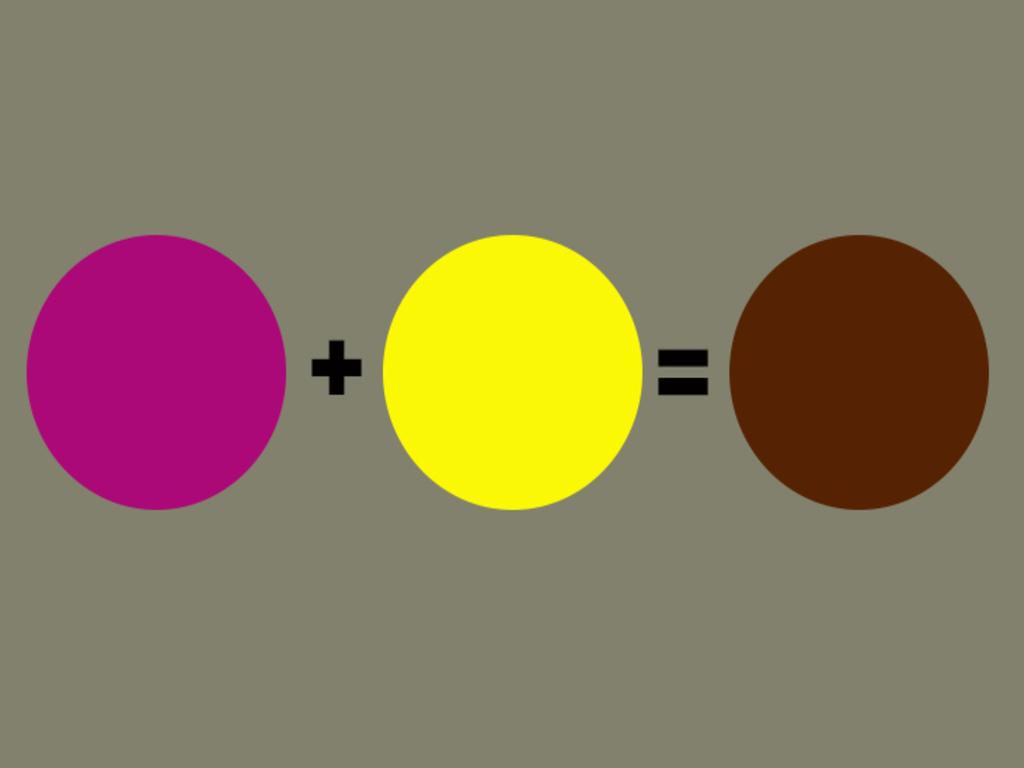 Cách pha các sắc độ màu nâu khác nhau