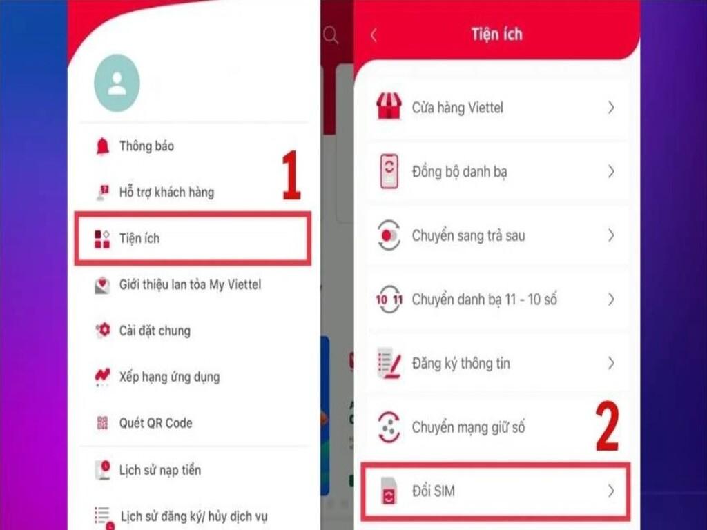 Chuyển eSIM sang máy khác bằng ứng dụng nhà mạng