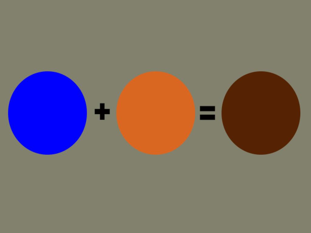 Hướng dẫn cách pha màu nâu từ các màu cơ bản