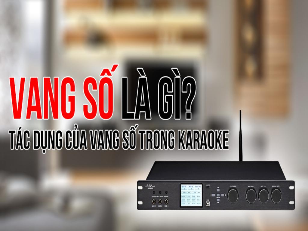 Tác dụng chính của vang số trong dàn karaoke