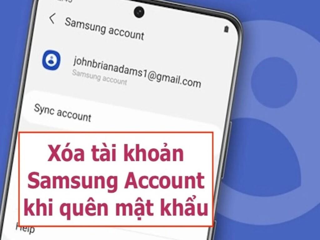 Cách xóa tài khoản Samsung Account vĩnh viễn bằng trình duyệt web