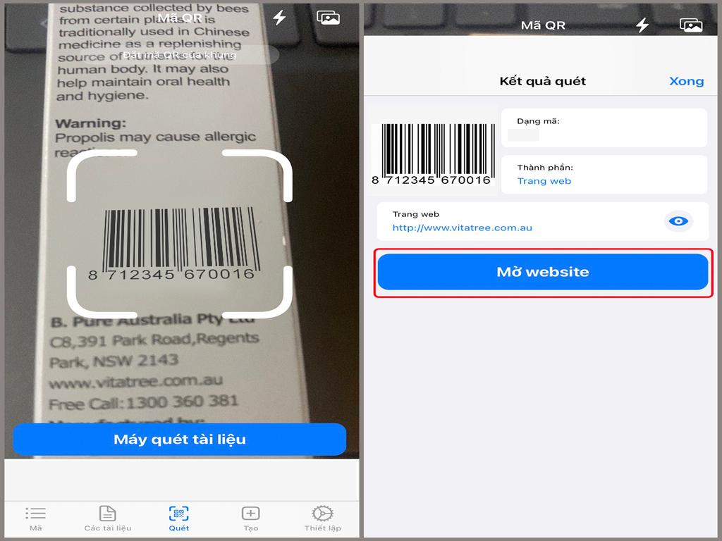 Hướng dẫn check mã vạch bằng website trực tuyến