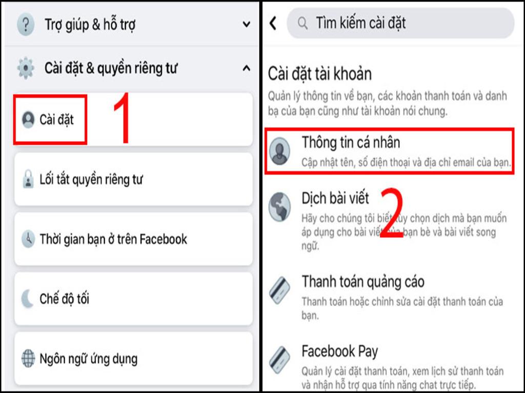 Hướng dẫn cách đổi tên Facebook trên điện thoại
