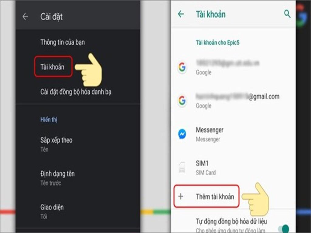Hướng dẫn đồng bộ danh bạ điện thoại Android với Google Contacts