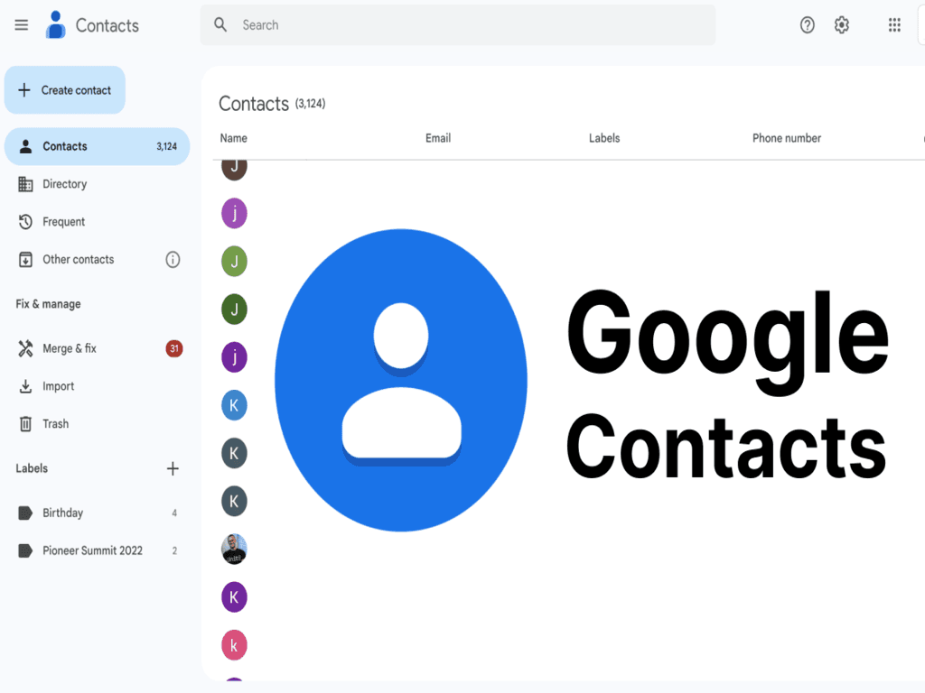 Một số lưu ý khi sử dụng Google Contacts hiệu quả