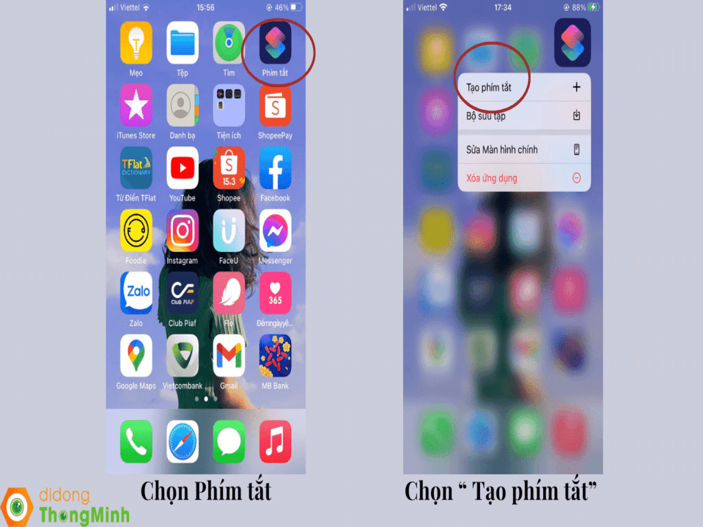 Hướng dẫn cách ghép ảnh trên iPhone bằng ứng dụng Phím tắt