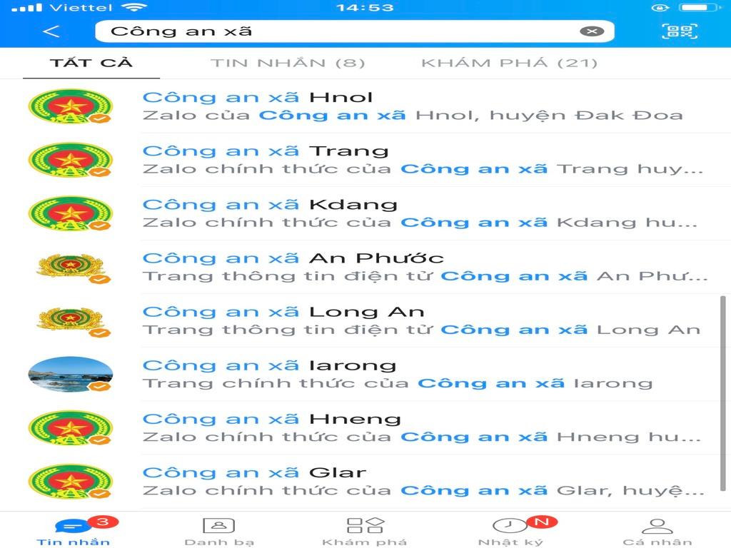 Một số cách khác để tìm số điện thoại công an phường nếu Zalo không có kết quả