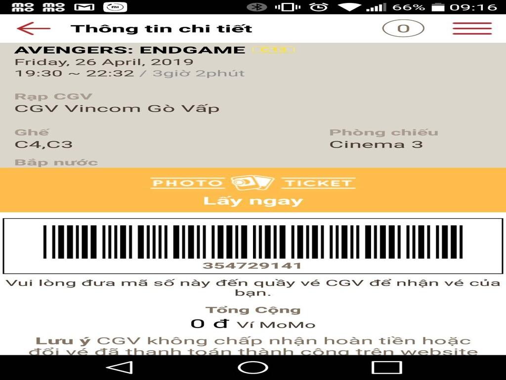 Hướng dẫn cách đặt vé xem phim CGV online qua ứng dụng CGV