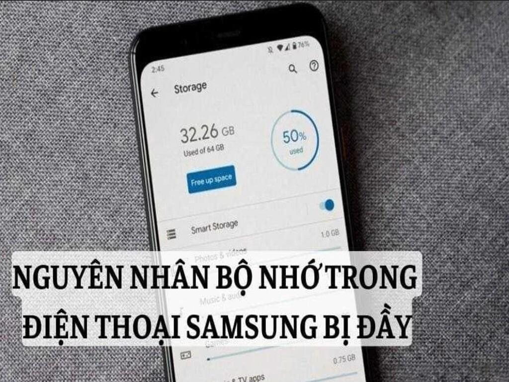 Những dấu hiệu cho thấy điện thoại của bạn đang đầy bộ nhớ