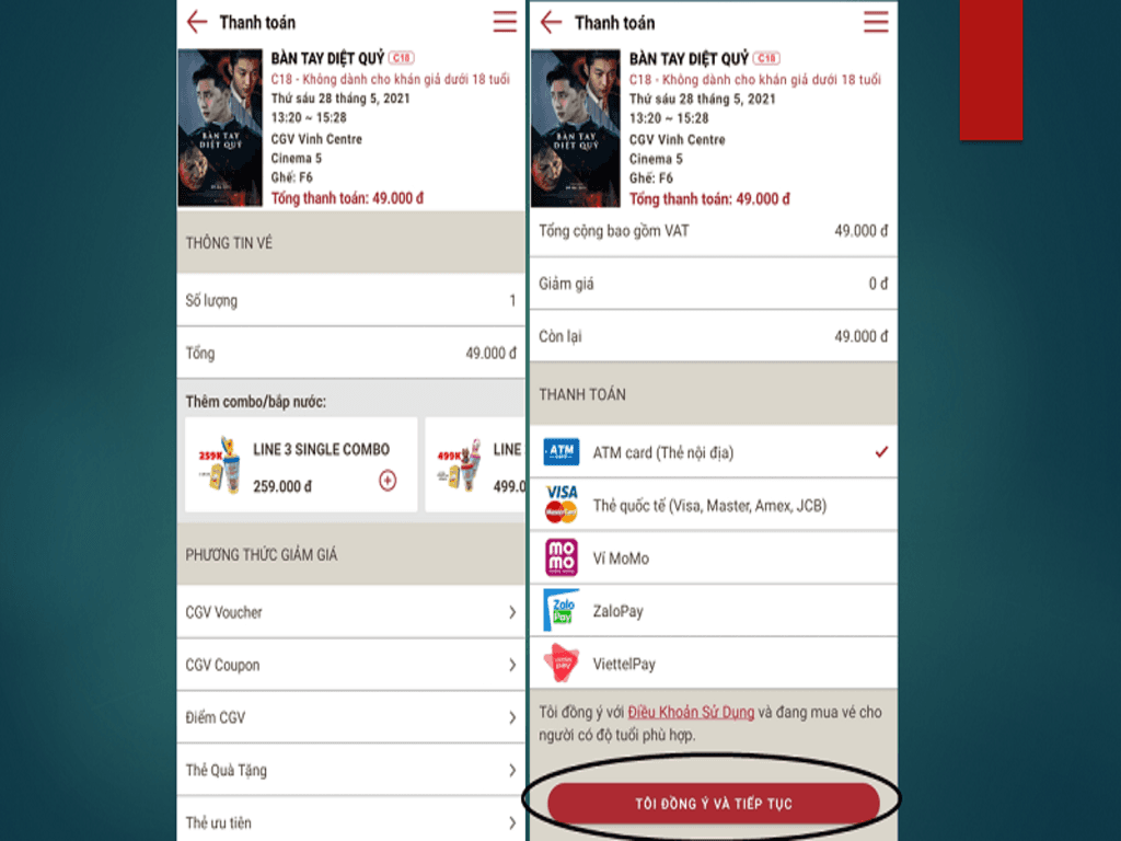 Những kênh hỗ trợ đặt vé CGV online phổ biến hiện nay
