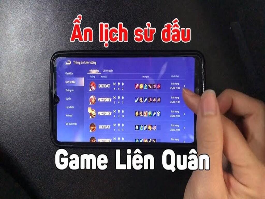 Lịch sử đấu Liên Quân là gì? Vì sao nhiều người muốn ẩn thông tin này?