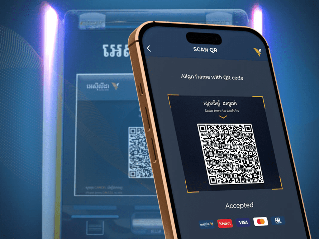Hướng dẫn rút tiền bằng mã QR hoặc app