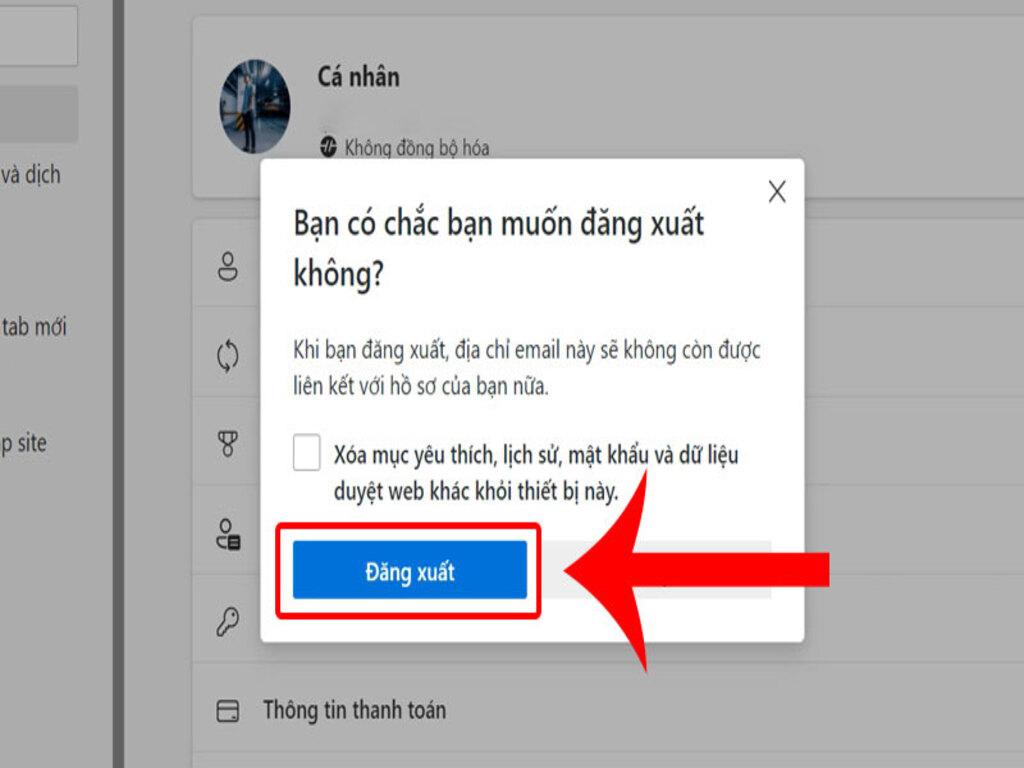 Cách đăng xuất khỏi thiết bị không dùng nữa