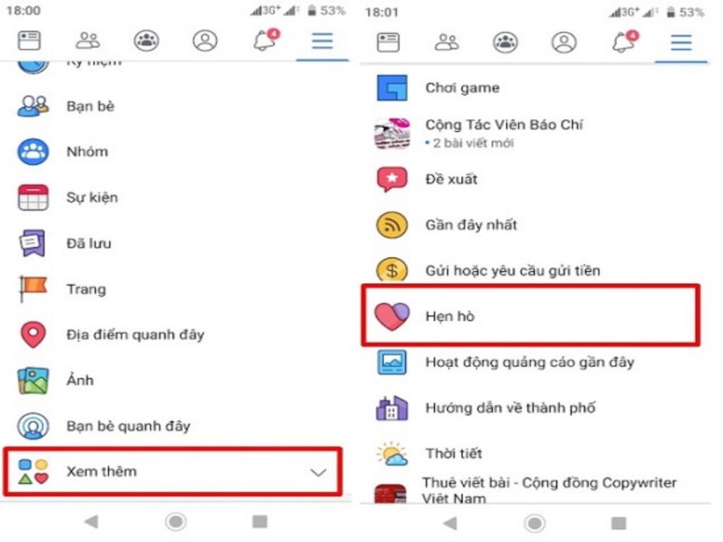 Cách thiết lập hồ sơ và tìm đối tượng phù hợp