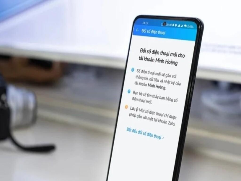 Khi nào cần đổi số điện thoại Zalo?