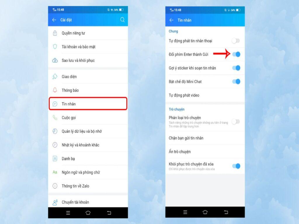 Khi nào nên dùng xuống dòng thay vì gửi tin