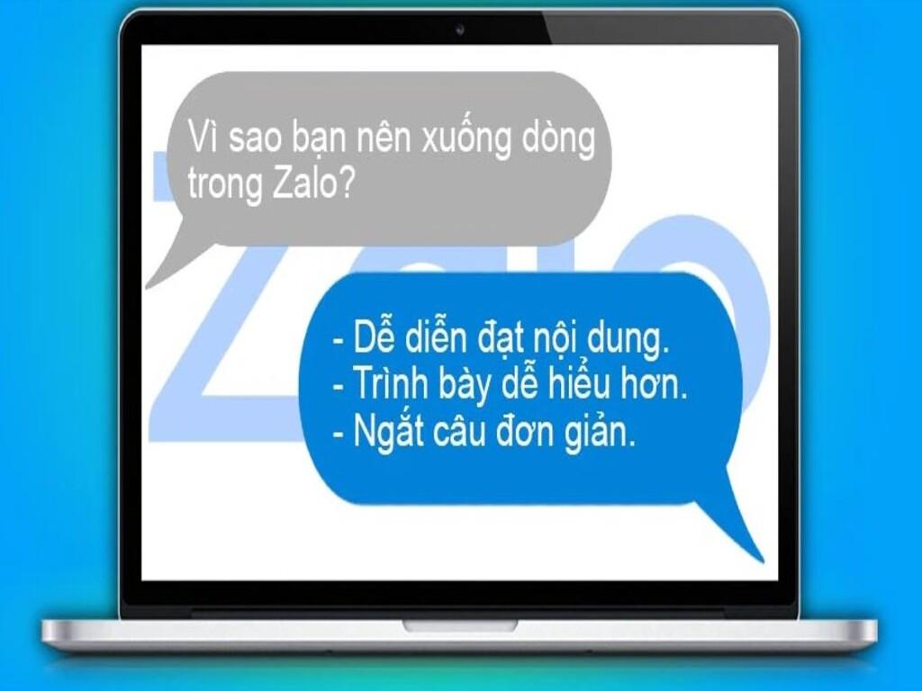Lưu ý định dạng khi gửi văn bản nhiều dòng
