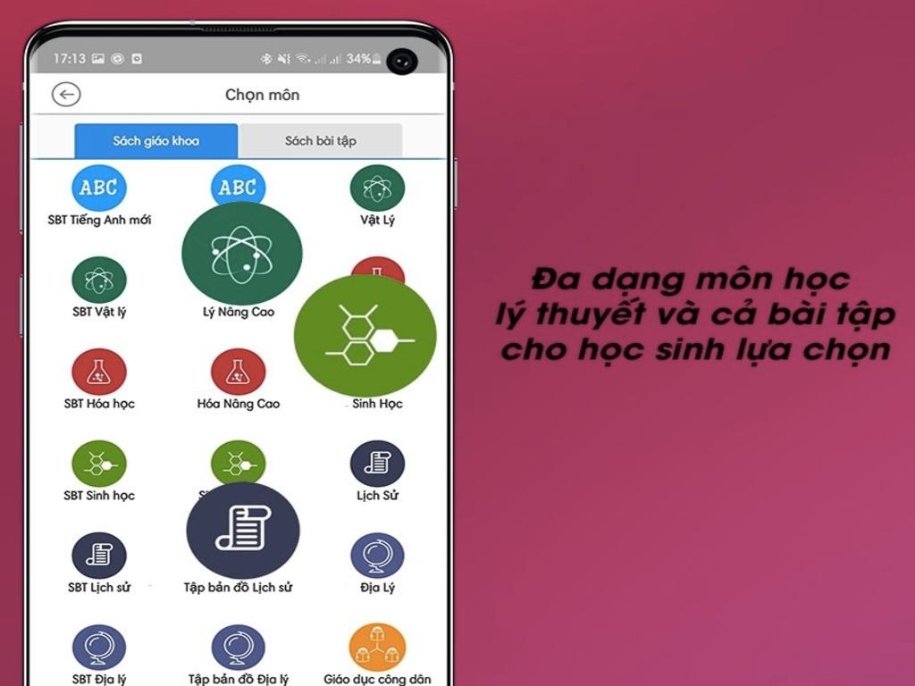 Tính năng nổi bật: giải bài, hướng dẫn chi tiết