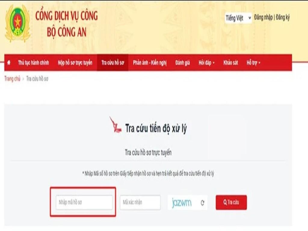 Cách tra cứu hộ chiếu trên cổng thông tin chính phủ