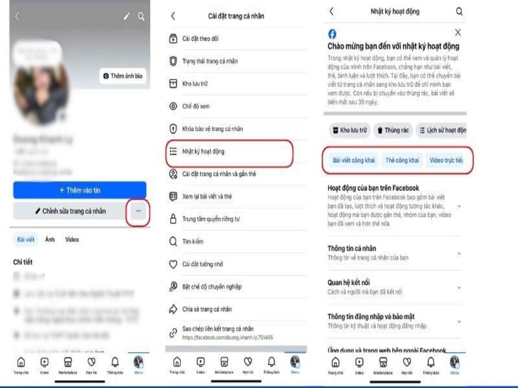 Cách truy cập nhật ký hoạt động trên điện thoại
