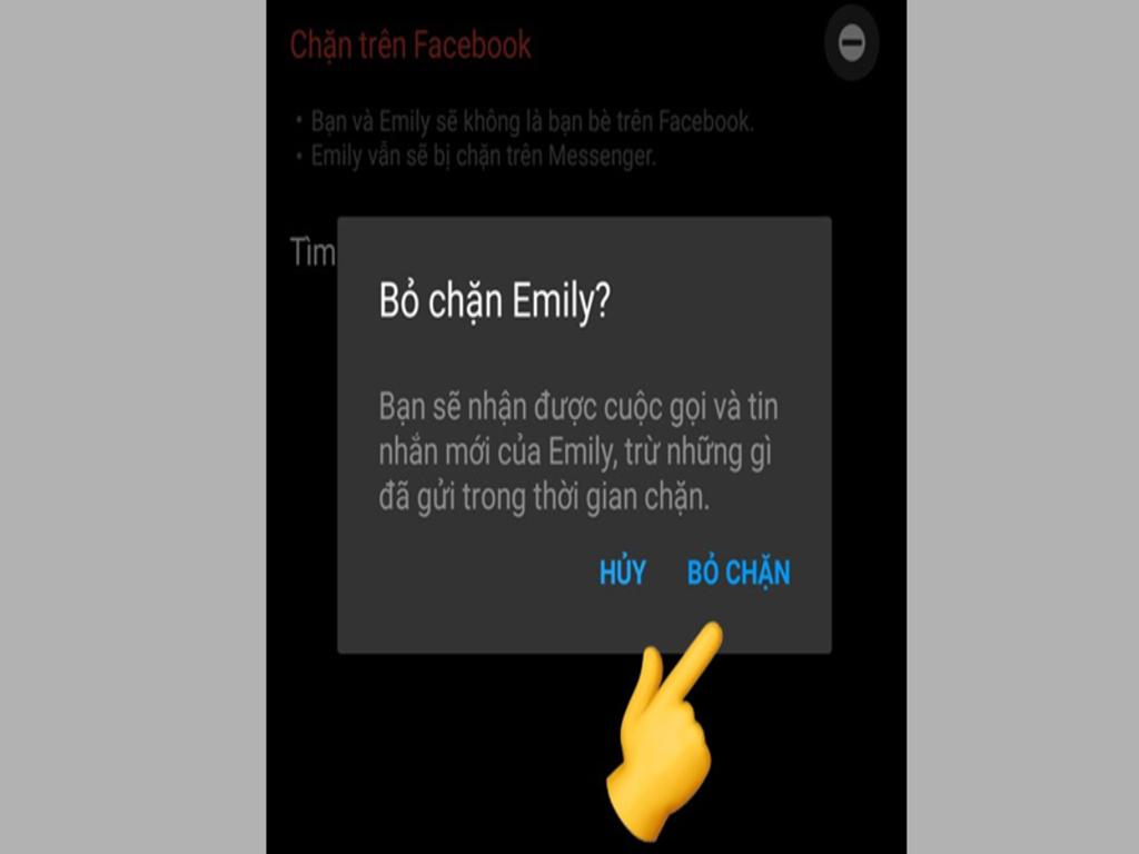 Hướng dẫn bỏ chặn nhanh chóng