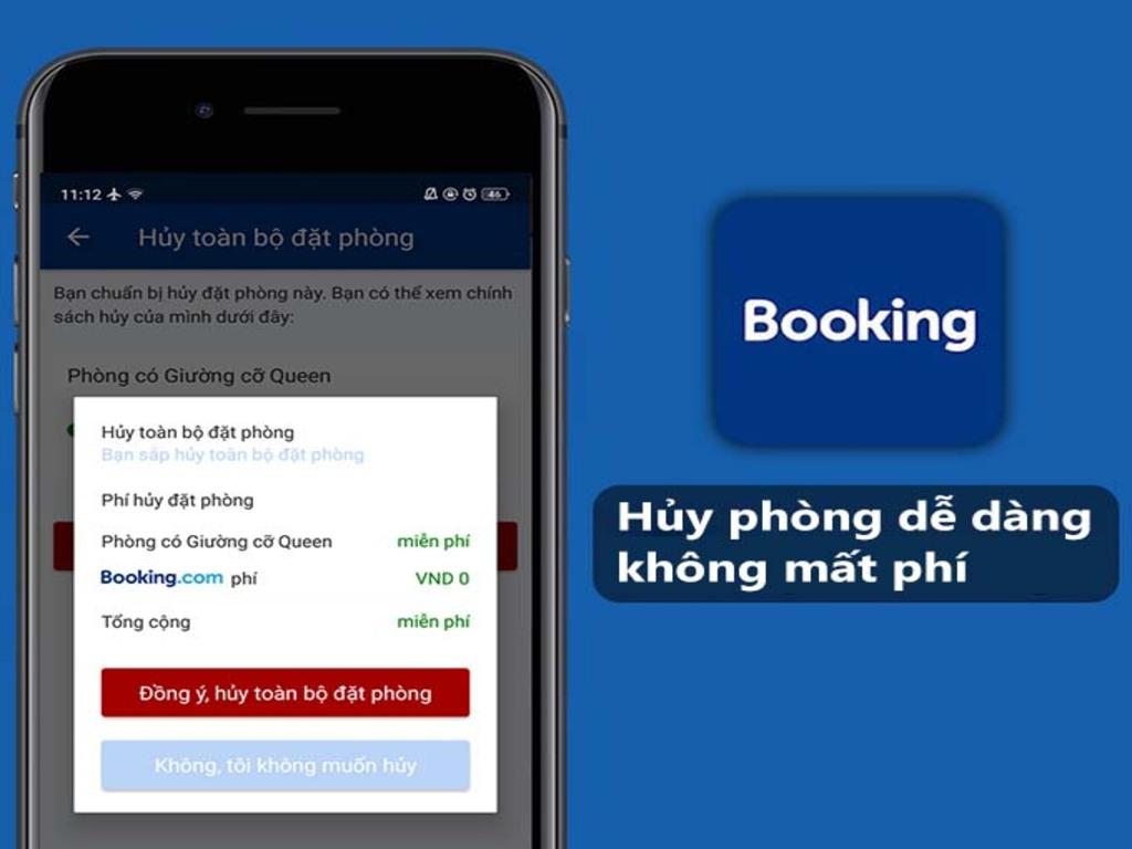 Hủy phòng, thanh toán, kiểm tra đơn dễ dàng