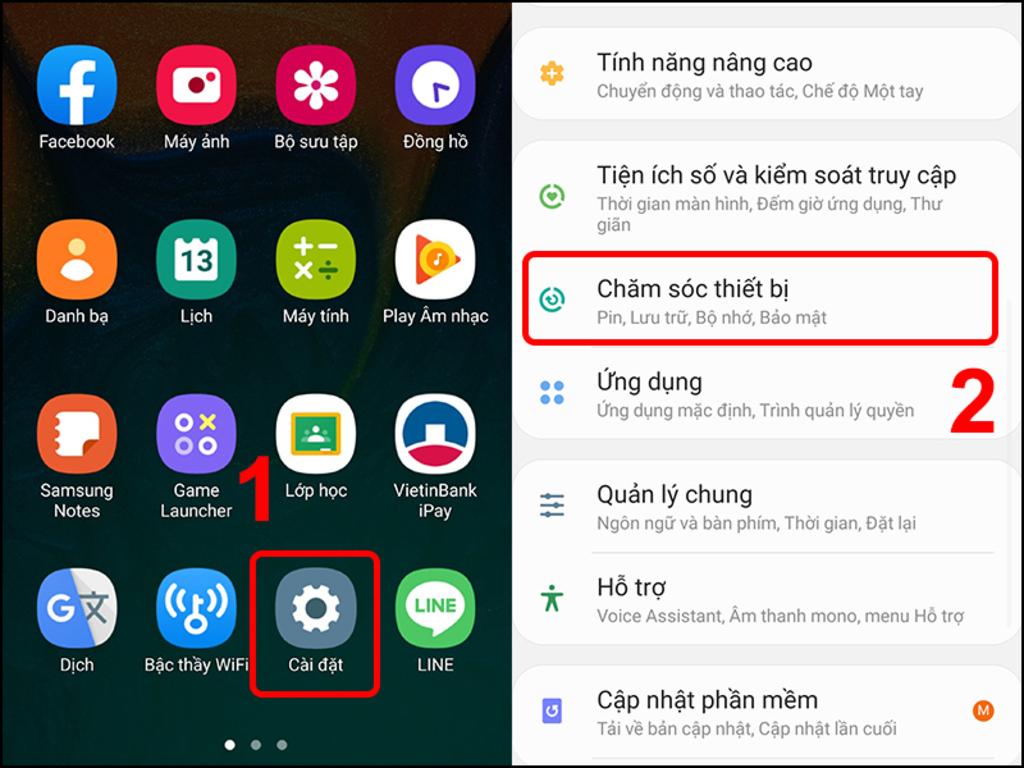 Kiểm tra ứng dụng và cài đặt làm tiêu tốn pin