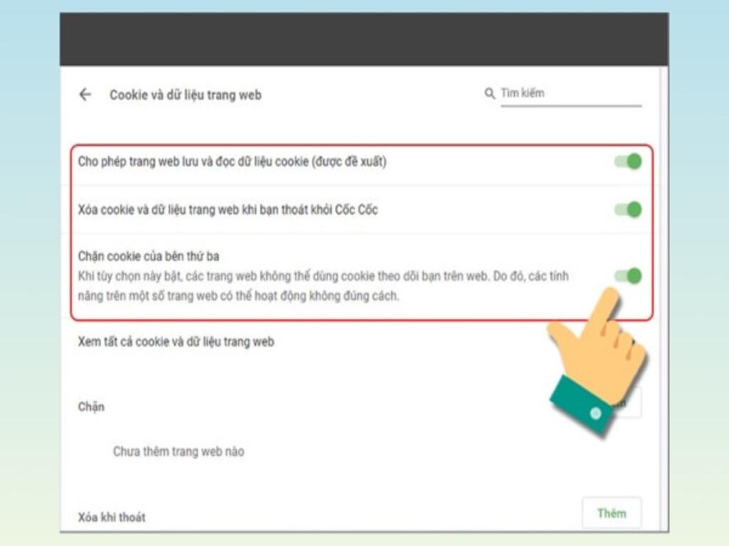 Hướng dẫn cách bật Cookie trên Chrome