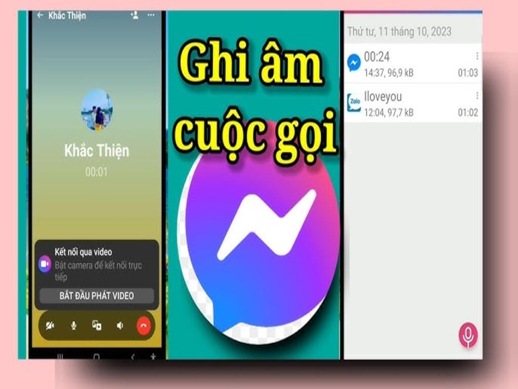 Hướng dẫn dùng ứng dụng hỗ trợ ghi âm cuộc gọi Messenger