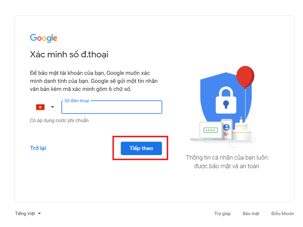 Cách bảo vệ tài khoản Gmail khi dùng chung số điện thoại