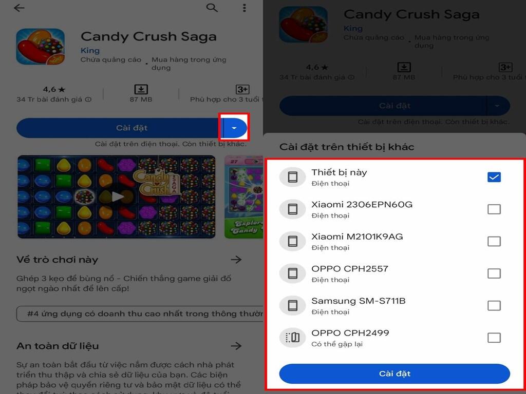Những lưu ý khi cài ứng dụng đồng loạt