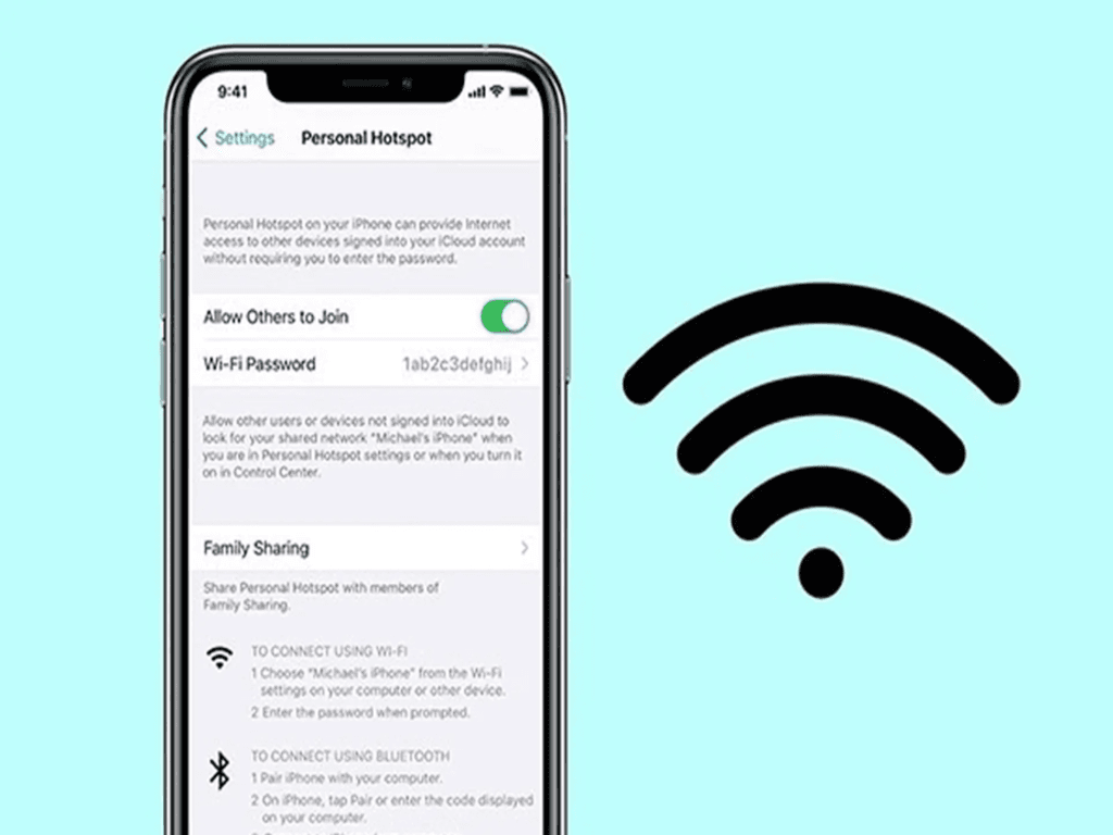 Hướng dẫn bật điểm truy cập cá nhân thủ công