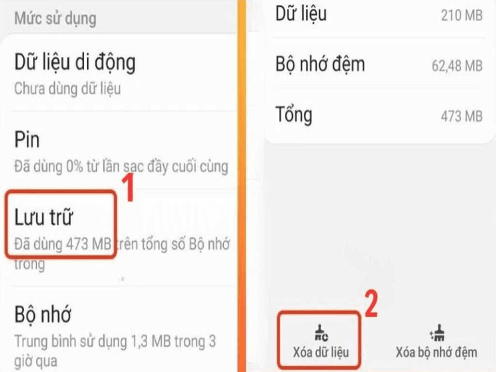 Hướng dẫn cách xóa bộ nhớ tạm Facebook trên iOS