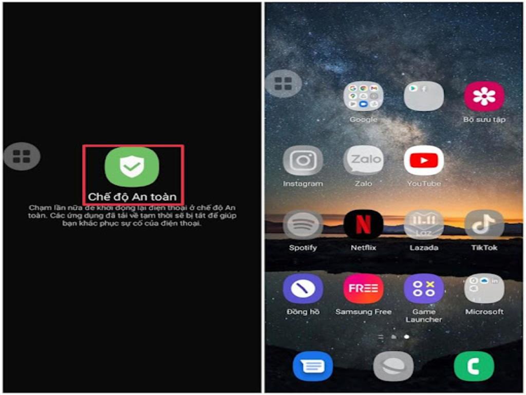 Khi nào nên sử dụng Safe Mode trên Samsung?