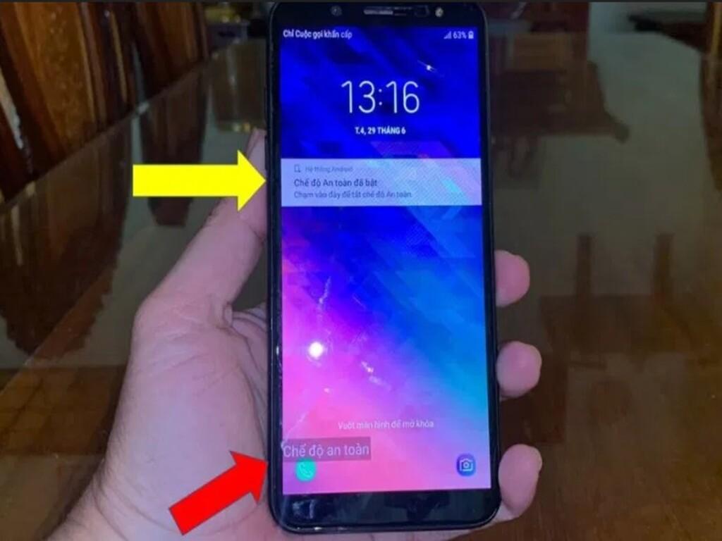 Sử dụng Safe Mode để kiểm tra ứng dụng lỗi