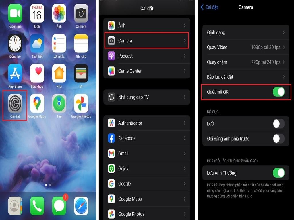 Cách quét mã QR trên iPhone bằng camera mặc định
