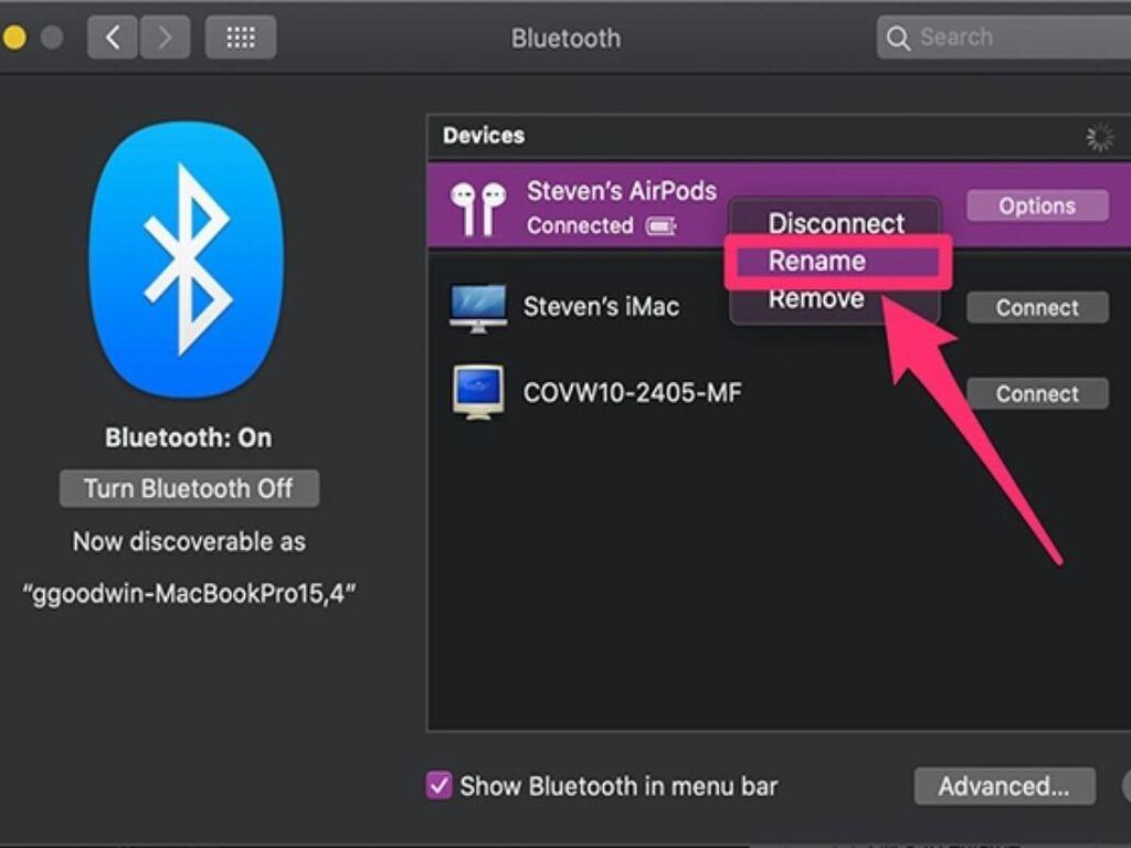 Đổi tên tai nghe Bluetooth trên thiết bị Android