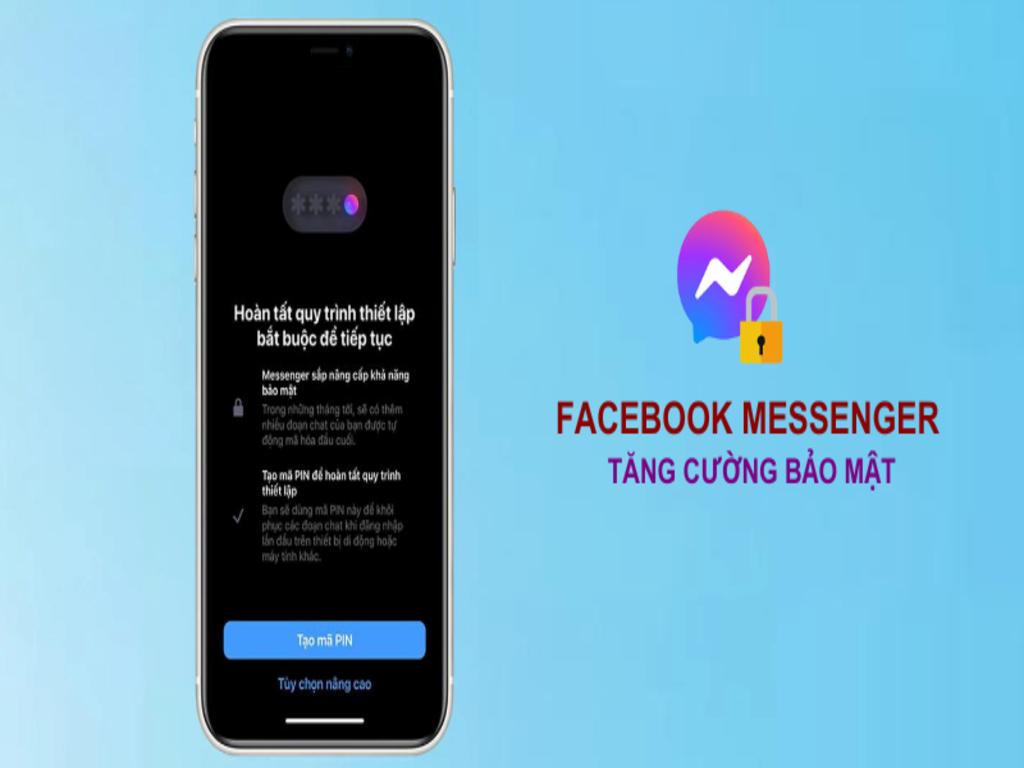 Cách kích hoạt khóa mã PIN trên Facebook Messenger