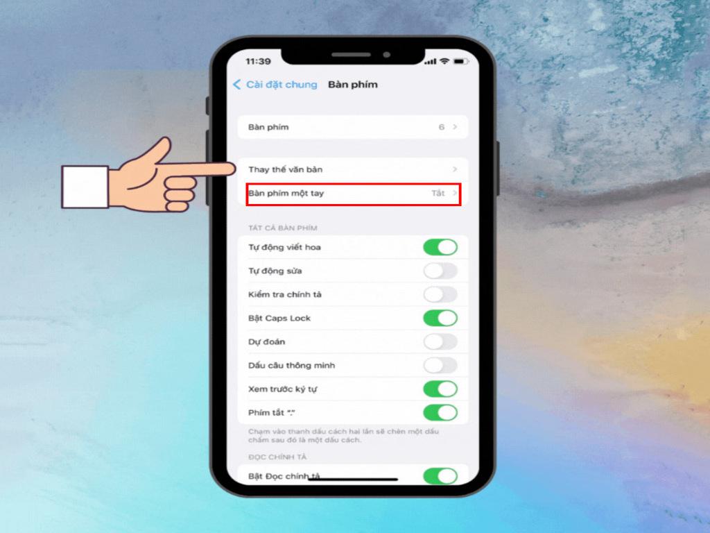 Cài đặt bàn phím iPhone lại từ đầu
