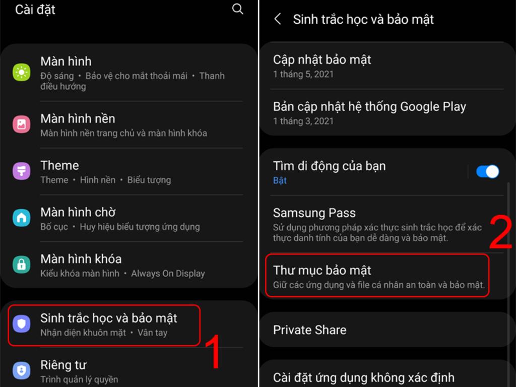 Đặt mã khóa ứng dụng riêng biệt không dùng Face ID