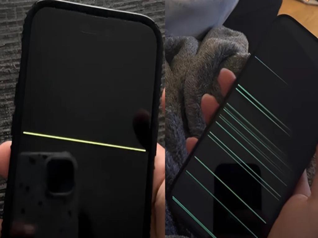 Dấu hiệu nhận biết sọc màn hình iPhone 11