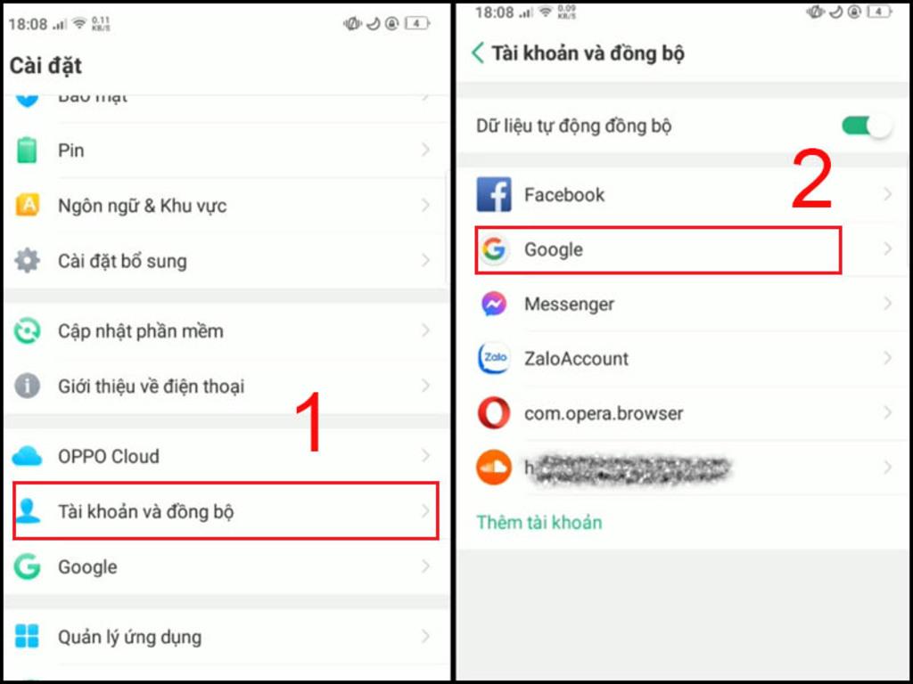Cách xóa Gmail trên OPPO nhanh và an toàn