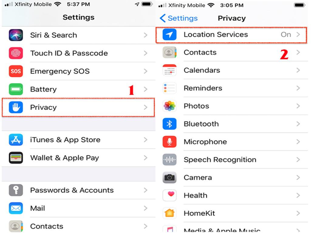 Kiểm tra và quản lý quyền truy cập vị trí