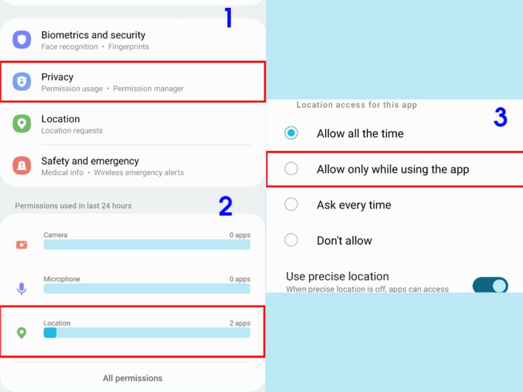 Mẹo tăng cường quyền riêng tư trên thiết bị