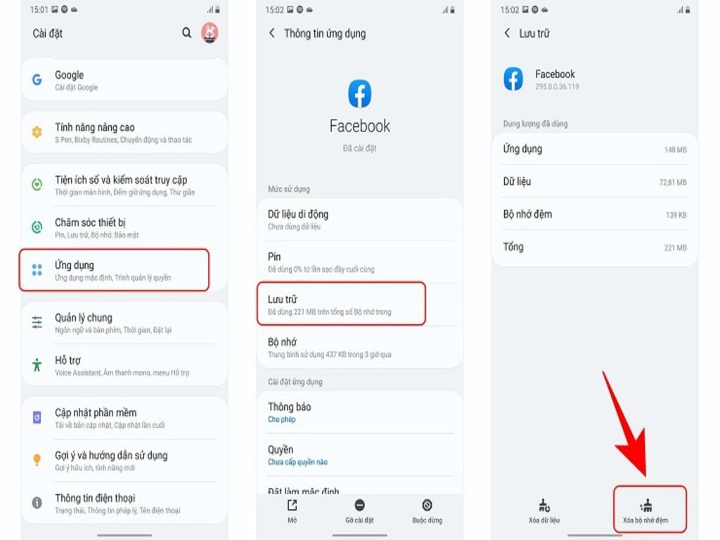 Cách xóa dữ liệu rác và bộ nhớ đệm