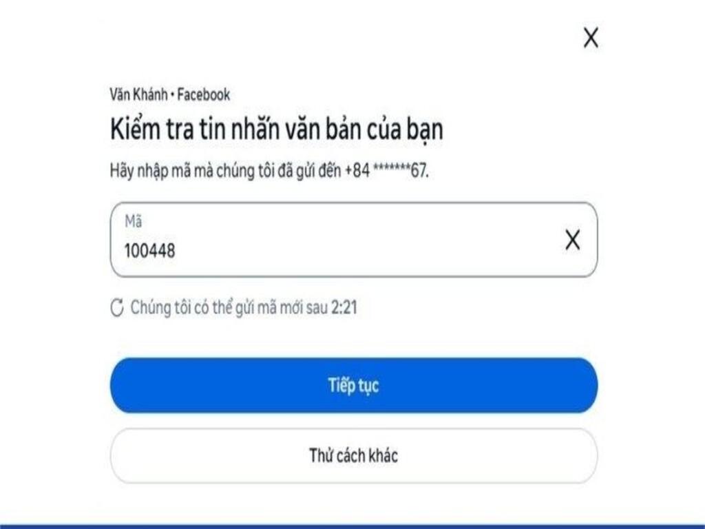 Khắc phục lỗi bằng cách gửi lại mã