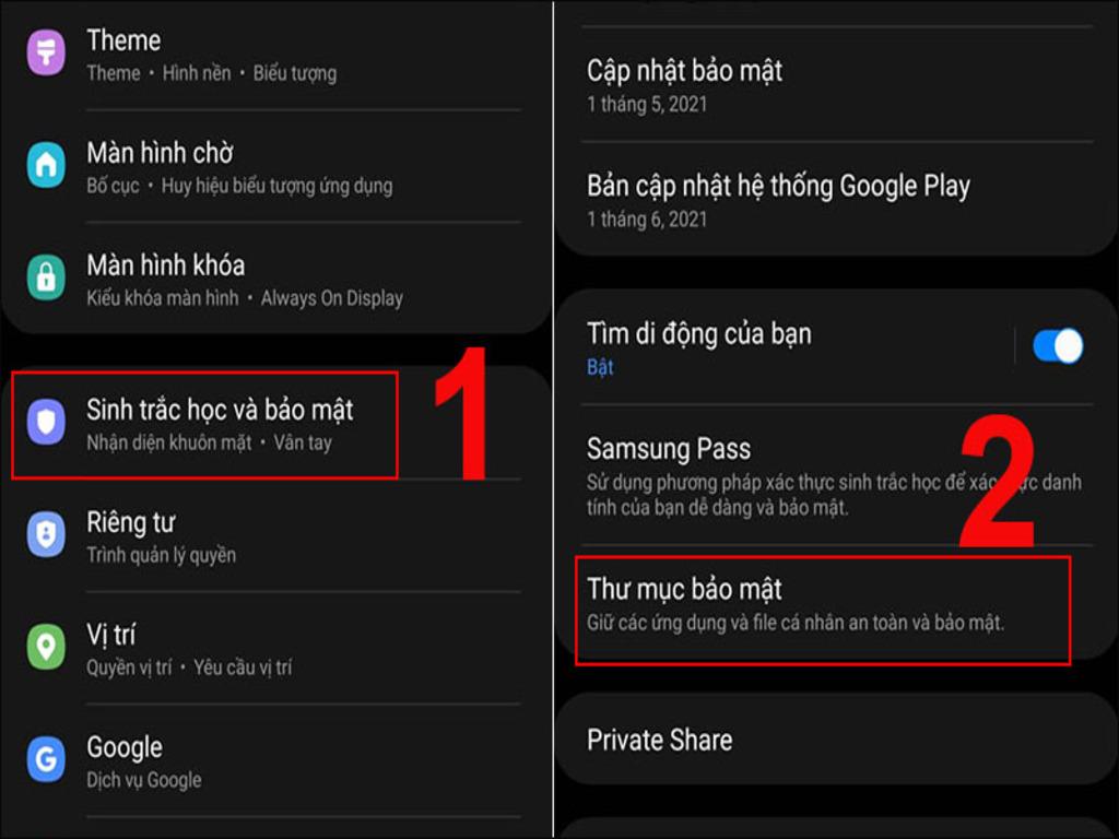 Hướng dẫn kích hoạt Secure Folder trên Samsung