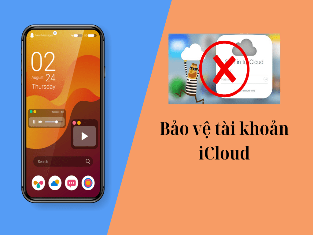 Bảo vệ tài khoản iCloud sau khi đăng xuất